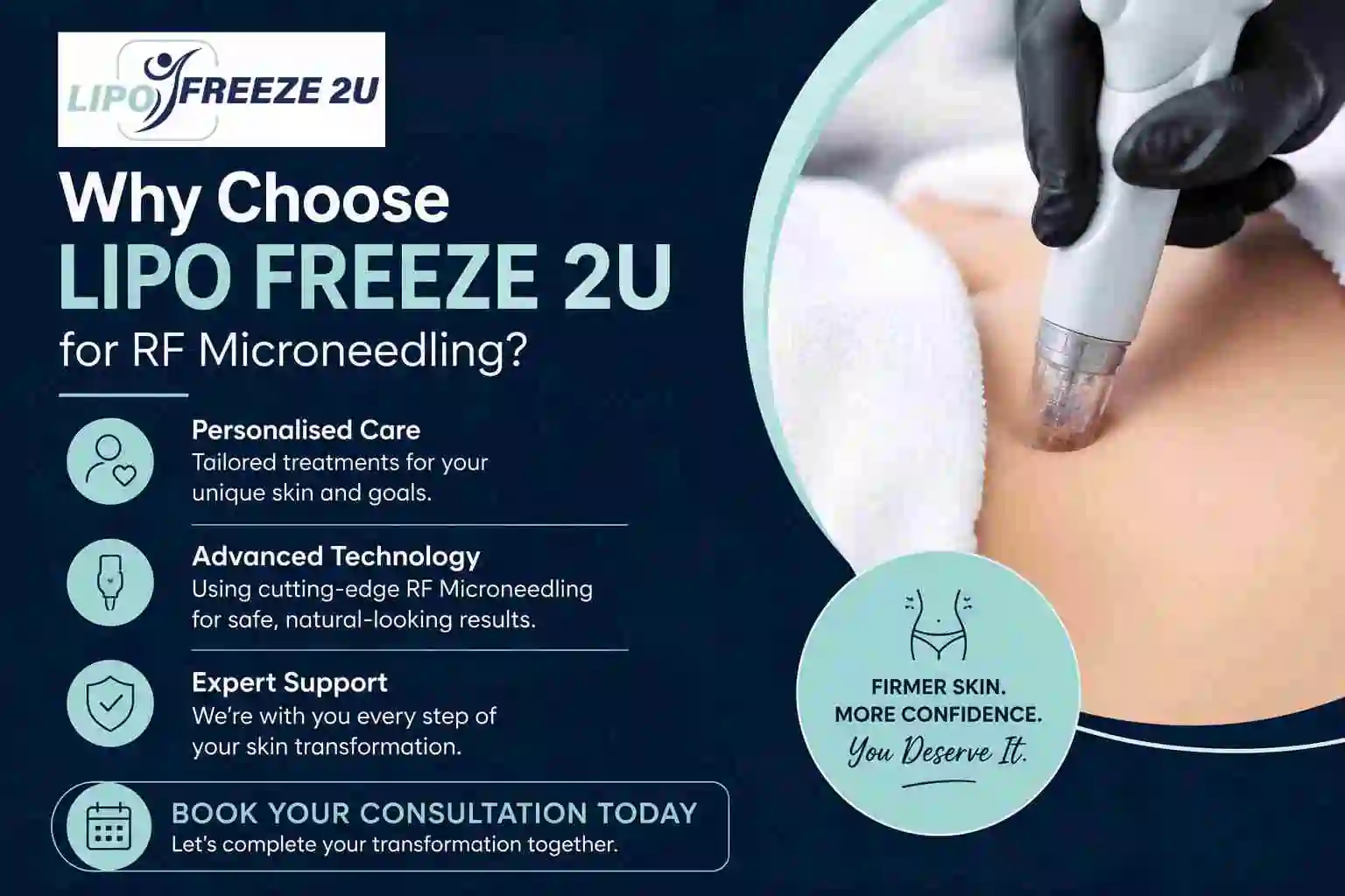 Why Choose LIPO FREEZE 2U for RF Microneedling Tyne & Wear?